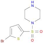 1-[(5-BROMOTHIEN-2-YL)SULFONYL]PIPERAZINE