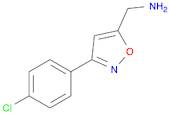 [3-(4-CHLOROPHENYL)-5-ISOXAZOLYL]METHANAMINE