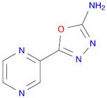 5-pyrazin-2-yl-1,3,4-oxadiazol-2-amine