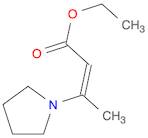 (Z)-ethyl 3-(pyrrolidin-1-yl)but-2-enoate