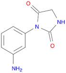 3-(3-aminophenyl)imidazolidine-2,4-dione