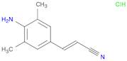 (E)-3-(4-AMino-3,5-diMethylphenyl)acrylonitrile Hydrochloride