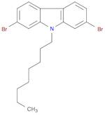 N-Octyl-2,7-dibromocarbazole