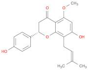 4H-1-Benzopyran-4-one,2,3-dihydro-7-hydroxy-2-(4-hydroxyphenyl)-5-methoxy-8-(3-methyl-2-butenyl)-,…