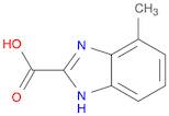 1H-Benzimidazole-2-carboxylicacid,4-methyl-(9CI)