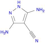 1H-Pyrazole-4-carbonitrile, 3,5-diamino-