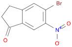 5-bromo-6-nitro-2,3-dihydro-1H-inden-1-one