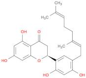 (S)-2-[5-[(E)-3,7-Dimethyl-2,6-octadienyl]-2,4-dihydroxyphenyl]-2,3-dihydro-5,7-dihydroxy-4H-1-benzopyran-4-one