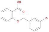 Benzoic acid, 2-[(3-bromophenyl)methoxy]-