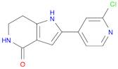 2-(2-chloropyridin-4-yl)-6,7-dihydro-1H-pyrrolo[3,2-c]pyridin-4(5H)-one