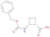 (1S,2R)-2-(((benzyloxy)carbonyl)aMino)cyclobutanecarboxylic acid