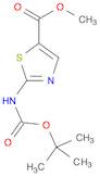 5-Thiazolecarboxylic acid, 2-[[(1,1-dimethylethoxy)carbonyl]amino]-, methyl ester
