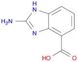 1H-Benzimidazole-4-carboxylic acid, 2-amino- (9CI)