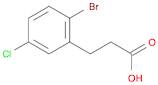 3-(2-Bromo-5-chloro-phenyl)-propionic acid