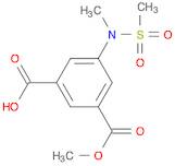 1,3-Benzenedicarboxylic acid, 5-[Methyl(Methylsulfonyl)aMino]-,MonoMethyl ester