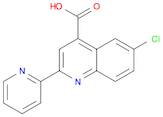 6-CHLORO-2-PYRIDIN-2-YLQUINOLINE-4-CARBOXYLIC ACID