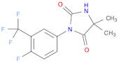 5,5-dimethyl-3-(alpha,alpha,alpha,4-tetrafluoro-3-tolyl)hydantoin