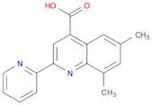 6,8-DIMETHYL-2-PYRIDIN-2-YLQUINOLINE-4-CARBOXYLICACID