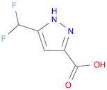 1H-Pyrazole-3-carboxylicacid,5-(difluoromethyl)-(9CI)