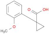 1-(2-methoxyphenyl)cyclopropane-1-carboxylic acid