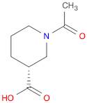 3-Piperidinecarboxylic acid, 1-acetyl-, (3R)- (9CI)