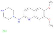 2-PIPERAZINE-4-AMINO-6,7-DIMETHOXY QUINOLINE HYDROCHLORIDE