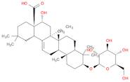 Olean-12-en-28-oic acid, 3-(b-D-glucopyranosyloxy)-16-hydroxy-,(3b,16a)-
