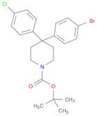 tert-Butyl 4-(4-bromophenyl)-4-(4-chlorophenyl)-piperidine-1-carboxylate