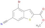 Benzo[b]thiophene-2-carboxylic acid, 4-broMo-6-cyano-, Methyl ester