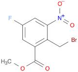 Benzoic acid,2-(broMoMethyl)-5-fluoro-3-nitro-, Methyl ester