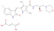 5-[(Z)-(5-Fluoro-1,2-dihydro-2-oxo-3H-indol-3-ylidene)methyl]-N-[(2S)-2-hydroxy-3-(4-morpholinyl)propyl]-2,4-dimethyl-1H-pyrrole-3-carboxamide (2Z)-2-butenedioate