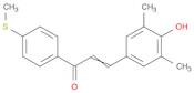 2-Propen-1-one, 3-(4-hydroxy-3,5-dimethylphenyl)-1-[4-(methylthio)phenyl]-
