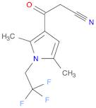 3-[2,5-DIMETHYL-1-(2,2,2-TRIFLUOROETHYL)-1H-PYRROL-3-YL]-3-OXOPROPANENITRILE