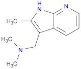 2-DIMETHYL (2-METHYL-1H-PYRROLO[2,3-B]PYRIDINE-3YL METHYL)-AMINE