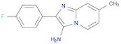 2-(4-FLUOROPHENYL)-7-METHYLIMIDAZO[1,2-A]PYRIDIN-3-AMINE