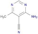 5-Pyrimidinecarbonitrile, 4-amino-6-methyl- (6CI,9CI)