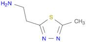 1,3,4-Thiadiazole-2-ethanamine, 5-methyl-
