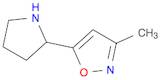 Isoxazole, 3-methyl-5-(2-pyrrolidinyl)-