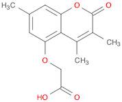 [(3,4,7-trimethyl-2-oxo-2H-chromen-5-yl)oxy]acetic acid