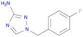 1-(4-fluorobenzyl)-1H-1,2,4-triazol-3-amine
