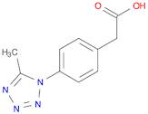 Benzeneacetic acid, 4-(5-methyl-1H-tetrazol-1-yl)- (9CI)