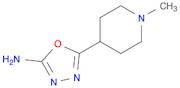 5-(1-Methylpiperidin-4-yl)-1,3,4-oxadiazol-2-amine