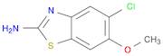 2-Benzothiazolamine,5-chloro-6-methoxy-(9CI)