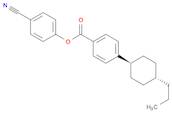 p-cyanophenyl trans-p-(4-propylcyclohexyl)benzoate