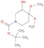 1-Piperidinecarboxylic acid, 3-hydroxy-4,4-diMethoxy-, 1,1-diMethylethyl ester