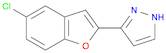 3-(5-Chlorobenzofuran-2-yl)-1H-pyrazole