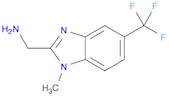 1H-Benzimidazole-2-methanamine,1-methyl-5-(trifluoromethyl)-(9CI)