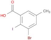 3-bromo-2-iodo-5-methylbenzoic acid