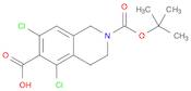 2-(tert-butoxycarbonyl)-5,7-dichloro-1,2,3,4-tetrahydroisoquinoline-6-carboxylic acid