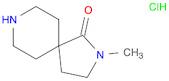 2,8-Diazaspiro[4.5]decan-1-one, 2-methyl-, hydrochloride (1